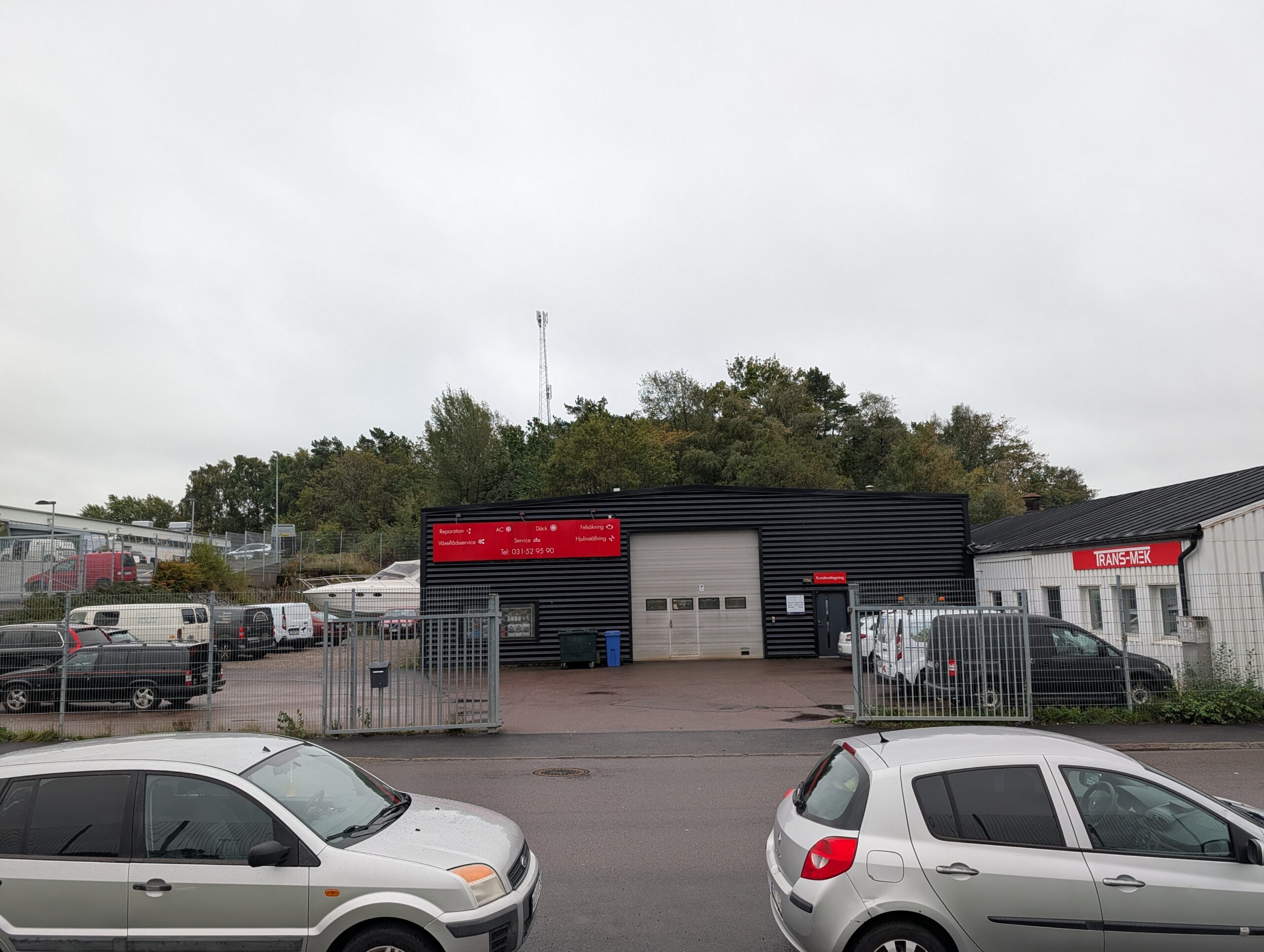 Trans-Mek bilverkstad på Hisingen i Göteborg 