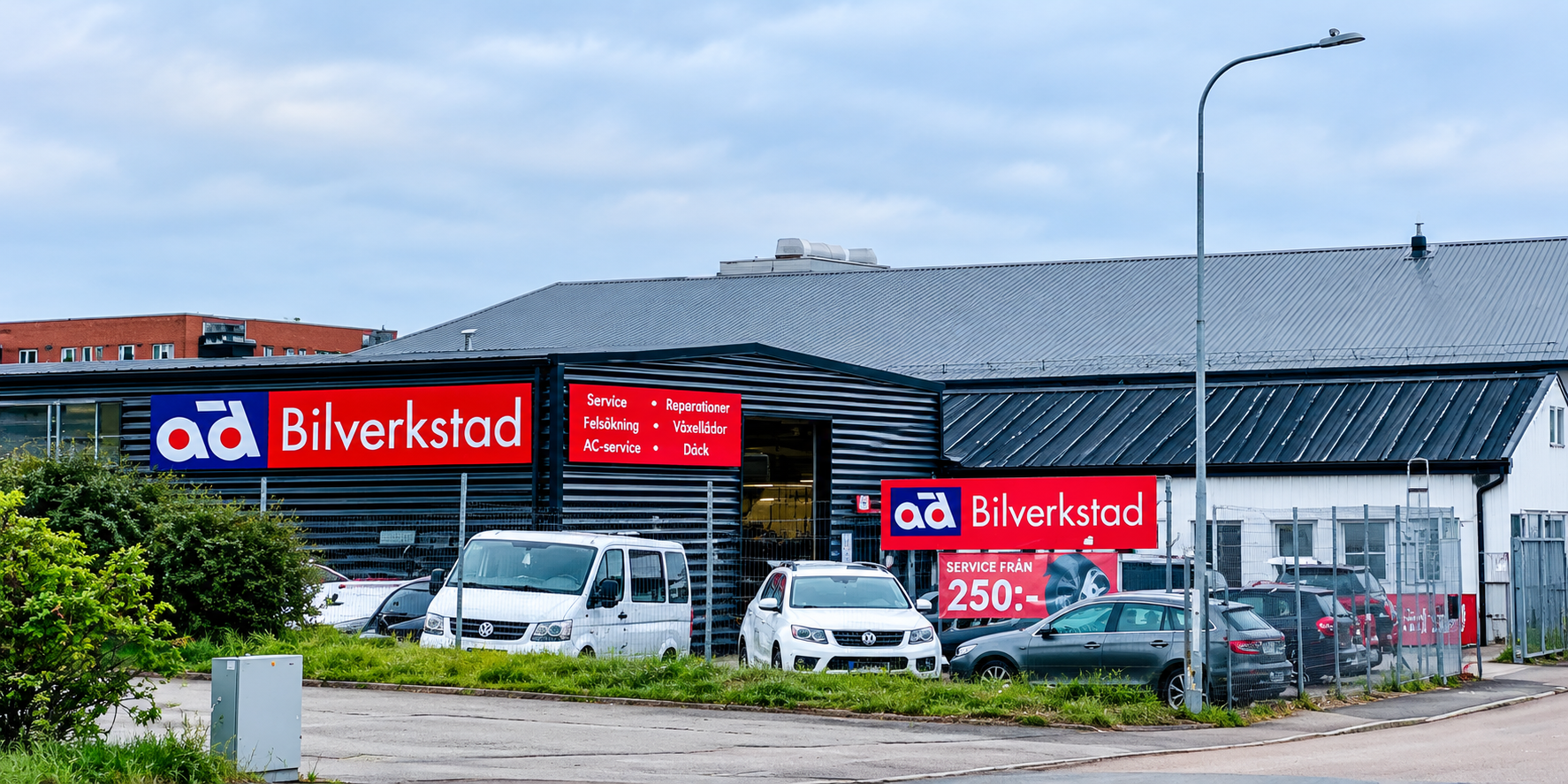 Trans-Mek bilverkstad på Hisingen i Göteborg 